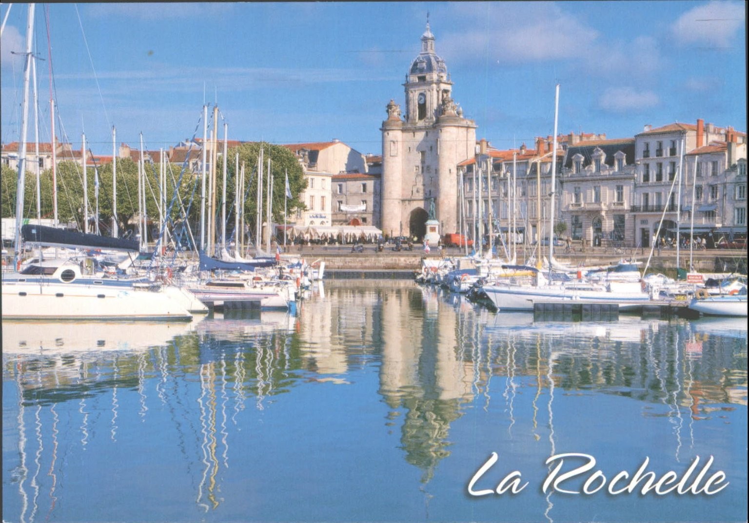La Rochelle France Harbor Clock Gate Postcard Editions d'Art M. Garnier
