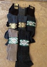 NOS VTG Haband Lot 8 Men  s Dress Socks 10-13 USA Haband brand