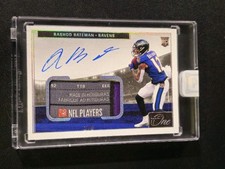 2021 Panini One Laundry Tag RPA #10 Rashod Bateman #2/5 Baltimore Ravens 🔥