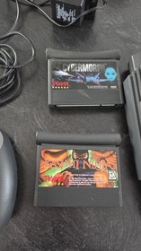 Atari Jaguar Console Bundle Controller Cords 2 Cartridges  Cybermorph Untested 