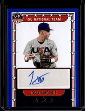 2024 Panini Stars & Stripes USA #NTS-JM Josiah Morris Signatures 25/100