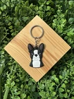 Boston Terrier PVC Keyring Gift For Dog Lovers