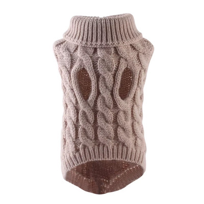 I Warmer Hundepullover Winter gestrickt für kleine Hunde Katzen Rollkragen