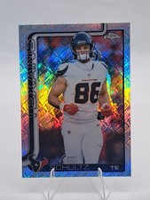 2025 Topps Chrome Dalton Schultz #118 Fanatics Exclusive Topps Foil Texans