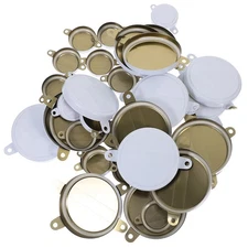 80 Pcs Drum Bung Plug Iron Caps Oil Drum Seal Caps for 200 L Barrels