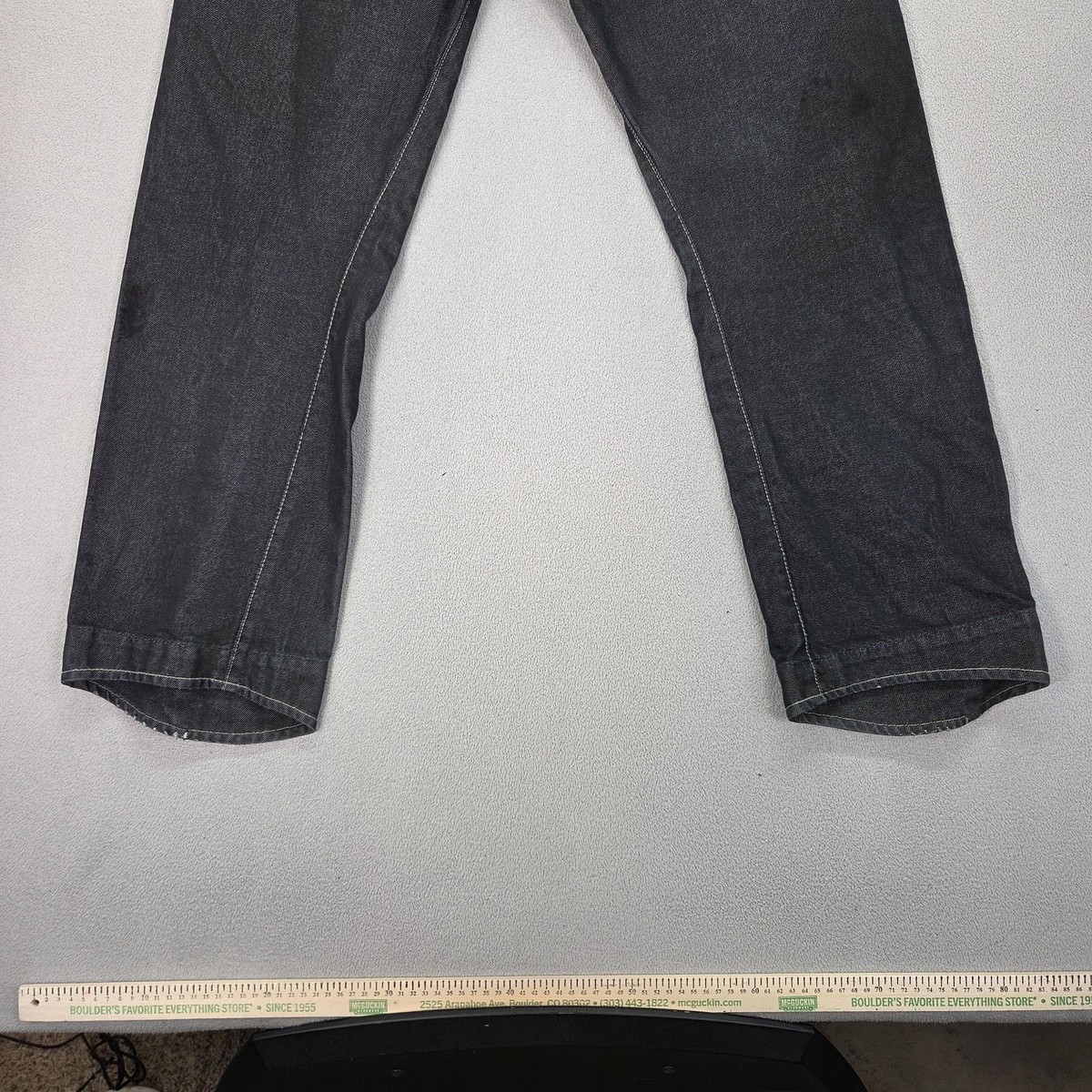 Levis Engineered Jeans Mens Black Twisted Seam Fits 29x28 | eBay