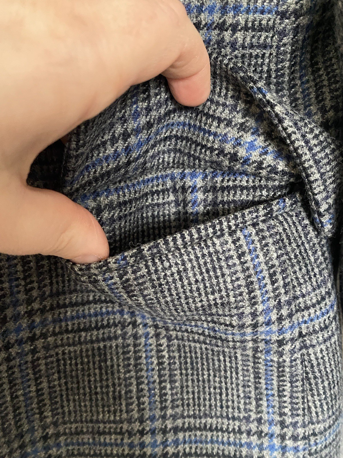 Jack Wills Tweed Hacking Riding Jacket Grey Check Mallalieus 100percent Lambs Wool 38 image 5