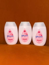 3-Johnson's-Baby Lotion-PINK-TSA safe/Travel Size-100ML/3.4FL OZ-EACH (X3)-NEW!