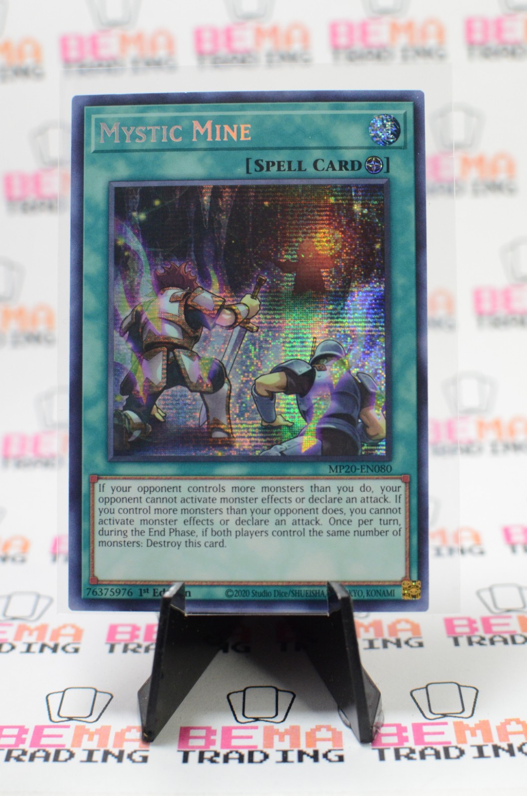 Mystic Mine MP20-EN080 YuGiOh 2020 Tin of Lost Memories Mega Pack trading card — raw and PSA graded price guide