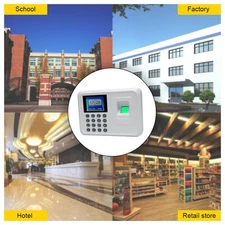 Intelligent Biometric Fingerprint Password Attendance Machine Employee VAOI