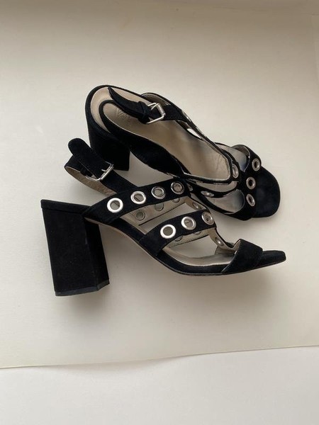 Women Navyboot Heels Black 38
