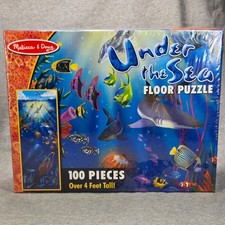 *NEW* Melissa and Doug Under The Sea Extra Large Floor Puzzle Over 4 Feet Tall