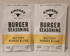 Kinder's®  Burger Seasoning Buttery Burger Blend .8 Oz Spice Packet (2 Pack)
