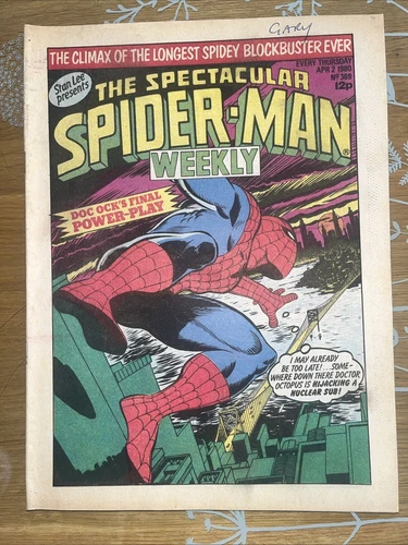 The Spectacular Spider-Man 369 (1980) Vintage Marvel U.K. Weekly