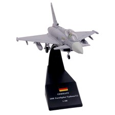 16cm 1:100 Germany Luftwaffe Fighter Typhoon European EF2000 Fighter Model Jet a