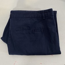 Country Road Womens Navy Crop Business Dress Pants Size 14 Good Condition JP38