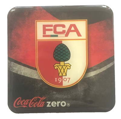 FC Augsburg Magnet Pin Fussball Bundesliga Coca Cola zero