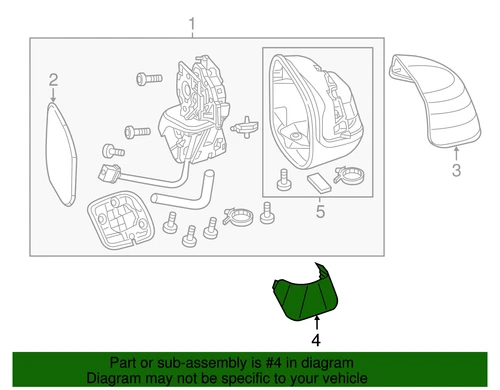 2012-2015 Honda Civic Genuine Right Base Lower Cover OEM 76202-TR0-A01