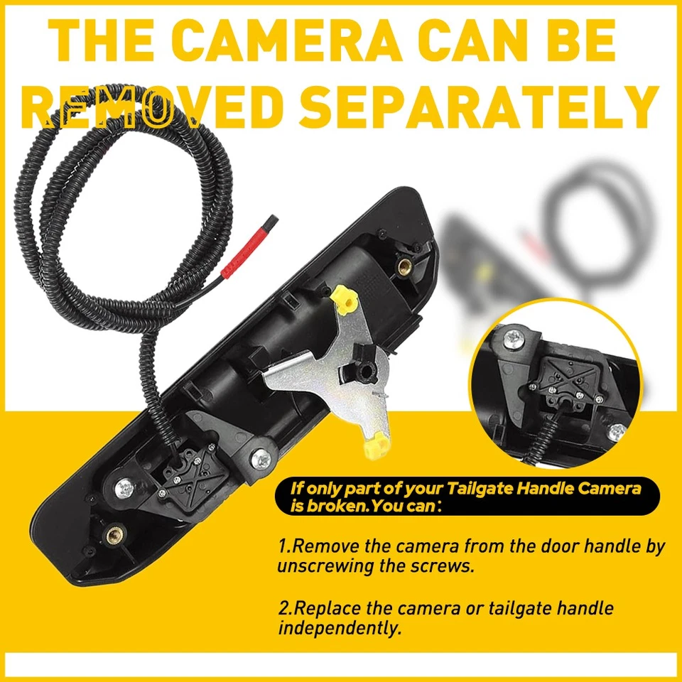 Fit Toyota Tacoma 2005-2014 2006 2007 2008 2009 Tailgate Handle w/ Backup Camera Foto 4 de 4