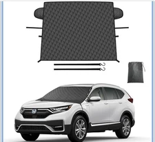  Upgraded 5-Layer Car Windshield Cover for Fit for Most Cars, SUVs and Trucks