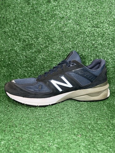 New Balance 990v5 Herren Größe 12 D Marineblau Wildleder Laufschuhe Turnschuhe M990NV5 - Bild 6 von 17