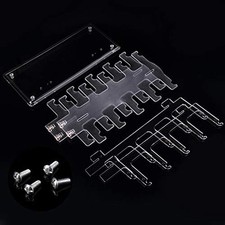 2 Row Sunglasses Rack Holder Glasses Display Stand Transparent 1