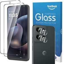 2 2 Pack Moto G 2026/2025 5G Screen Protector 9H Glass w/ Lens