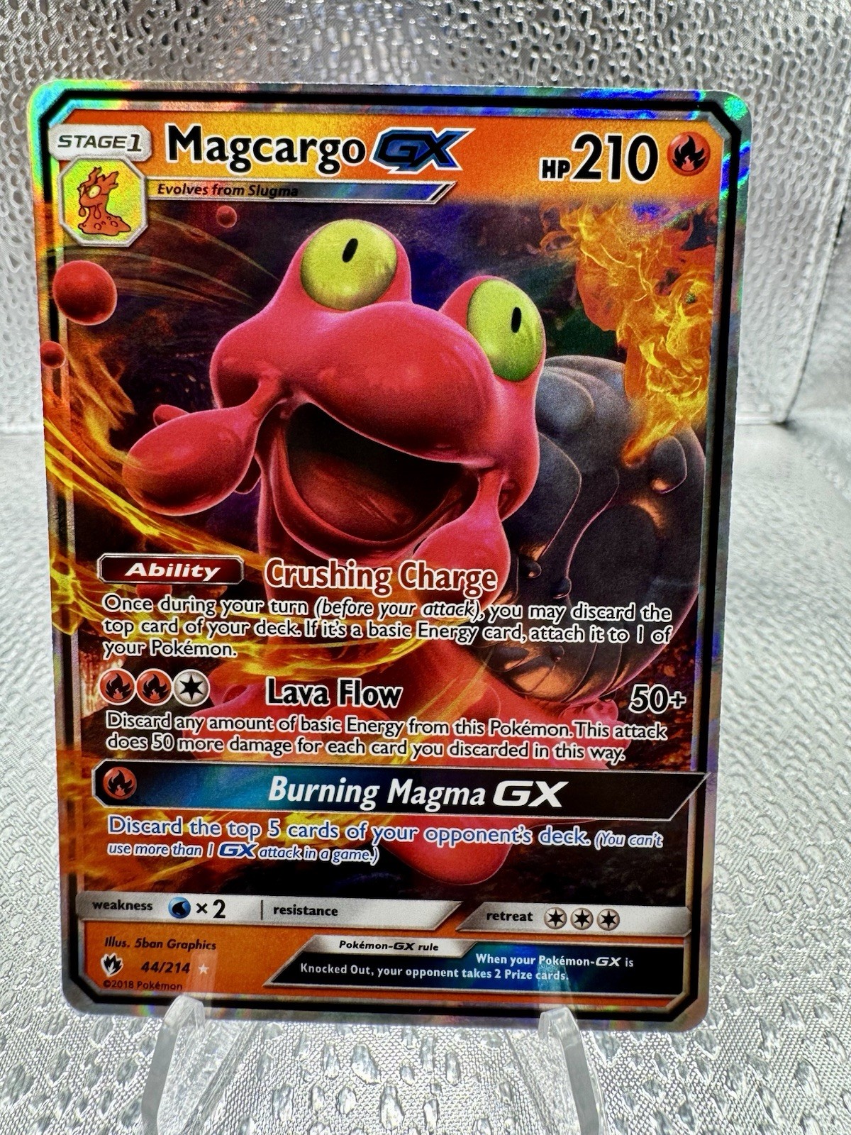 Magcargo GX 44/214 Sm-Lost Thunder Holo