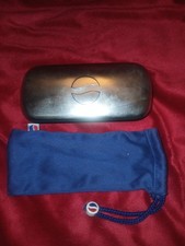 Vintage Pepsi  Sunglasses Case 90s Official Pepsi CLAM SHELL With Bag Holder