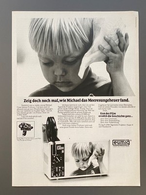 Eumig R 2000 Tageslicht Projektor Super 8 1977 Vintage Ad Werbung Reklame