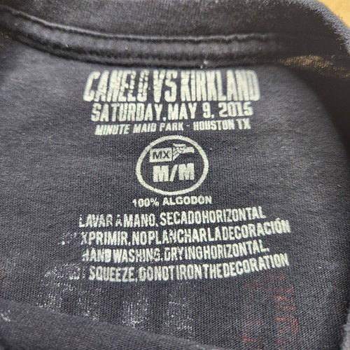 Canelo Vs Kirkland Boxing Promo Tee Mens Medium May 9, 2015 Houston Texas - Picture 3 of 10