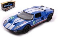 Motormax 1/43 Ford Gt Racing Blau Modellbau Statisches Modell Diecast