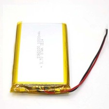 50pcs 3.7V 10000mAh 1160100 Li-Polymer Li Battery JST-PH 2pin 2.0 For GPS MP4