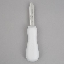 2 3/4" White Providence Style Oyster Knife NSF Listed