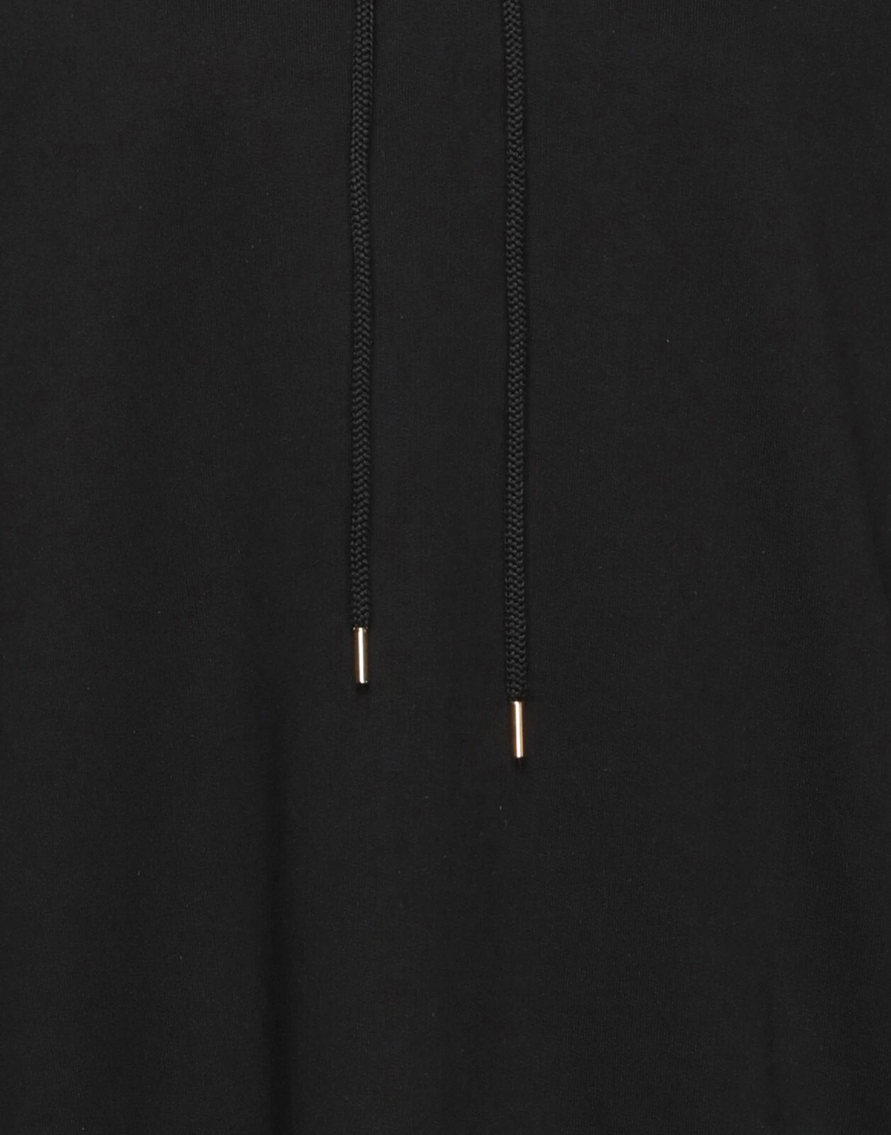 SACAI RRP€773 STELLA MCCARTNEY felpa con cappuccio IT36 US0 2 XXS nera spalla a goccia manica lunga