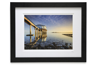 RNLI Barrow Rettungsbootstation, Roa Island. 7x5'', A4 oder A3 Foto montiert oder gerahmt