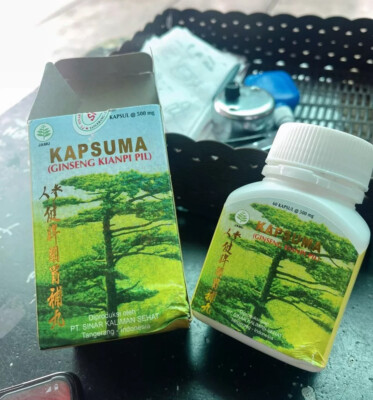 2 Boxes Ginseng Pill Gold ORIGINAL Herbal for Weight Gain