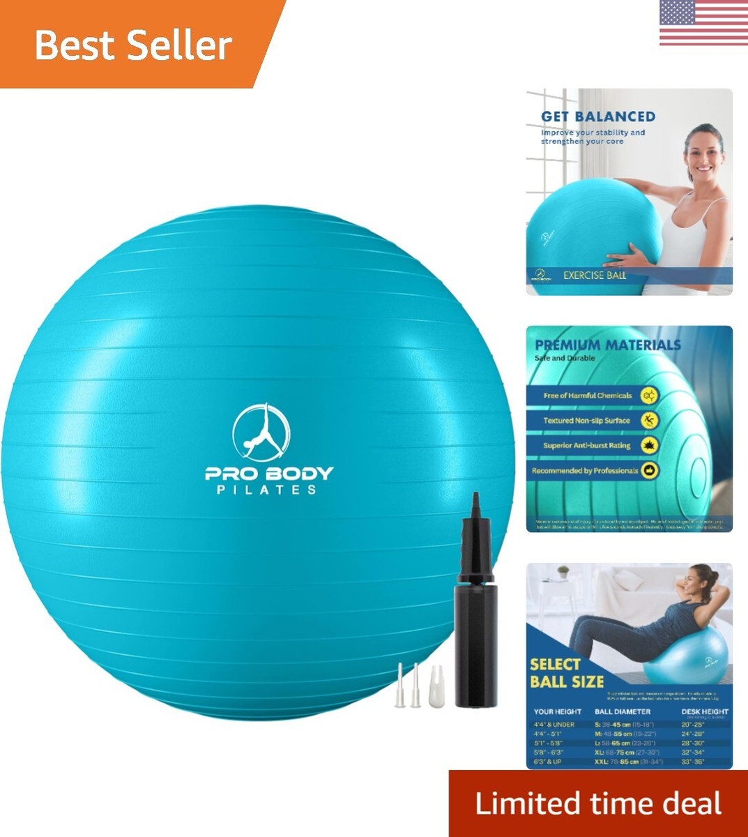 Pump Delta Bosu Ball Reebok Delta Weighted Stability Ball 55CM
