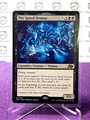 2025 MTG AETHERDRIFT THE SPEED DEMON # M 0105 MYSTIC NON-FOIL CREATURE CARD  | eBay Australia