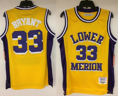 kobe bryant lower merion jersey authentic