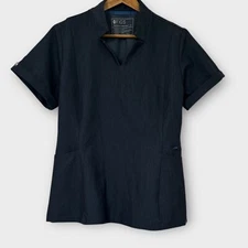 Figs Technical Collection Women's Short Sleeve Scrub Top Blue Women’s Size Small