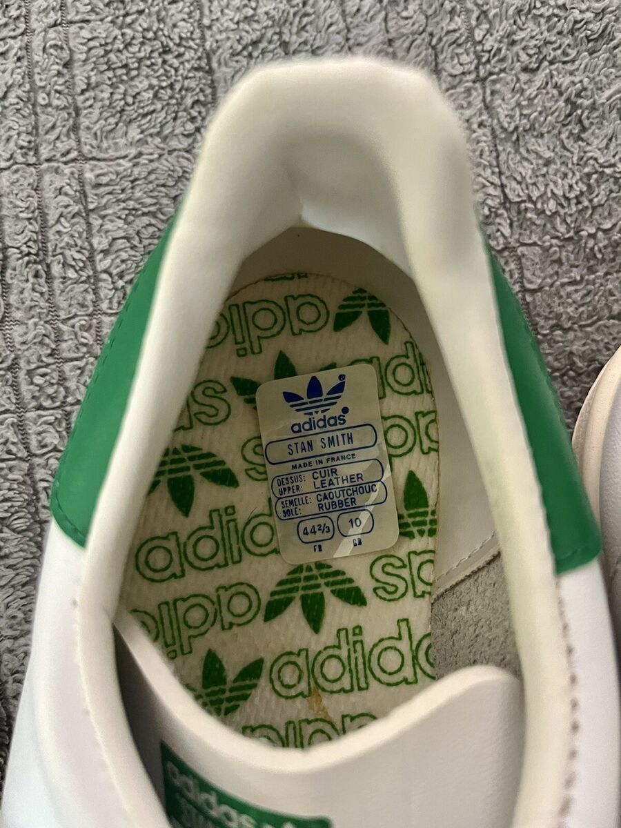 Deadstock 80's Adidas Stan Smith AF1028 Sneaker with Box and Deadstock 80's Adidas Stan Smith AF1028 Sneaker with Box and