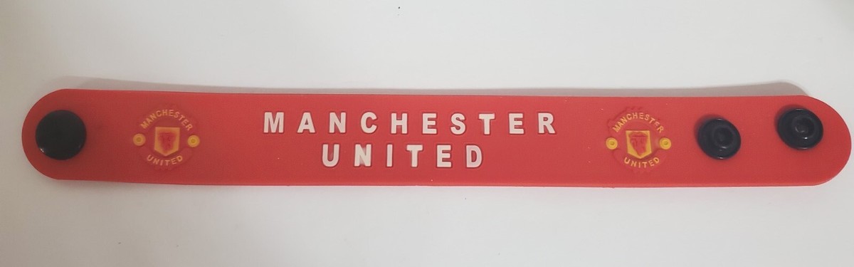 Manchester United Football Club Soccer Team Wristband Bracelet