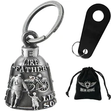 Premium Bell for motorcycle Riders Guardian3D Biker Like Father Like Son Bell