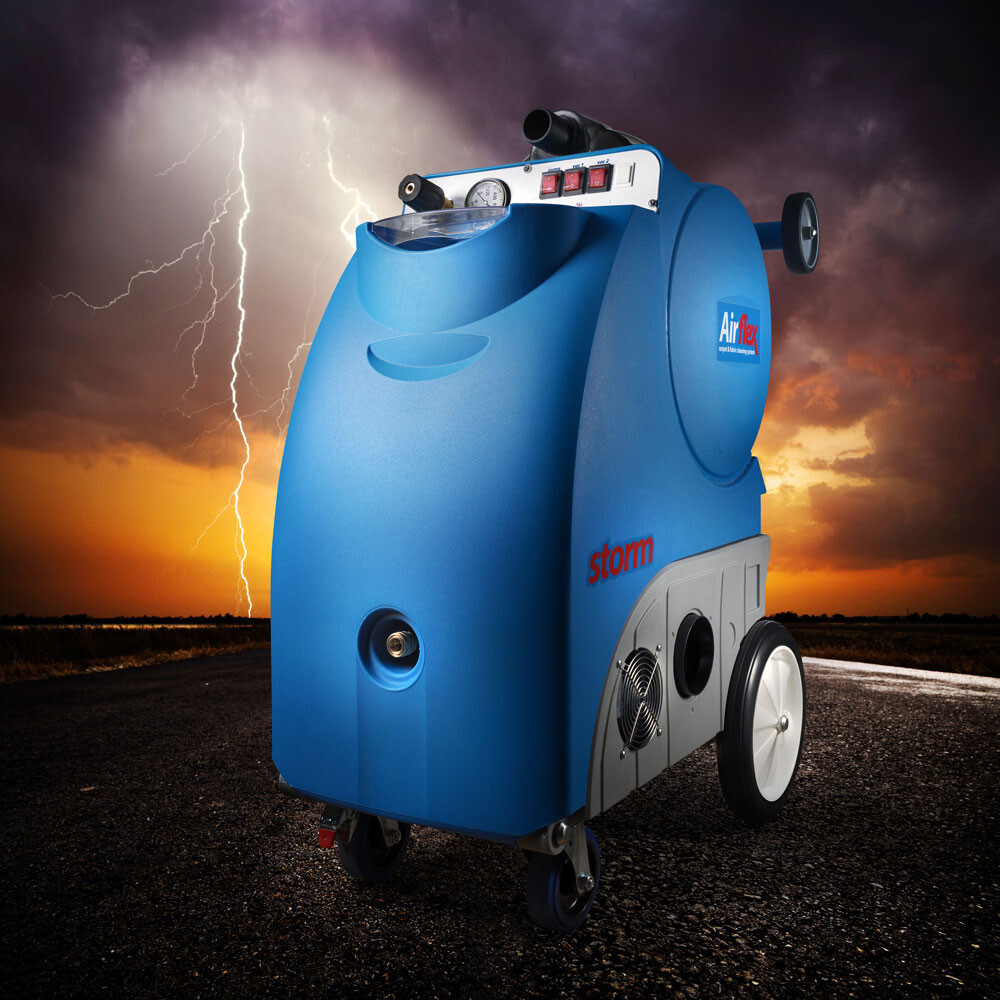 Airflex storm carpet cleaning machine 800 psi, 6.6 twin vacs. Pro