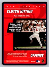 2000 MLB Showdown 1st Edition #S4 Clutch Hitting Strategy Red Sox $$$