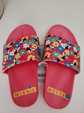 Minnie Mouse Slides Sandals for Kids "DISNEY STORE " Original Size 11/12