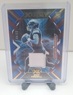 2022 Panini XR X-Ray X-5 Sam Howell RC 2 Color Patch /49 Washington Commanders