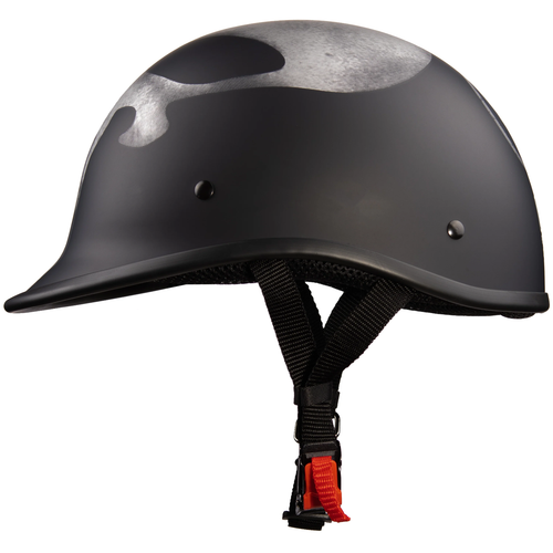 World's Smallest, Lightest DOT Twister Polo Half Helmet - Punisher - Bild 2 von 6