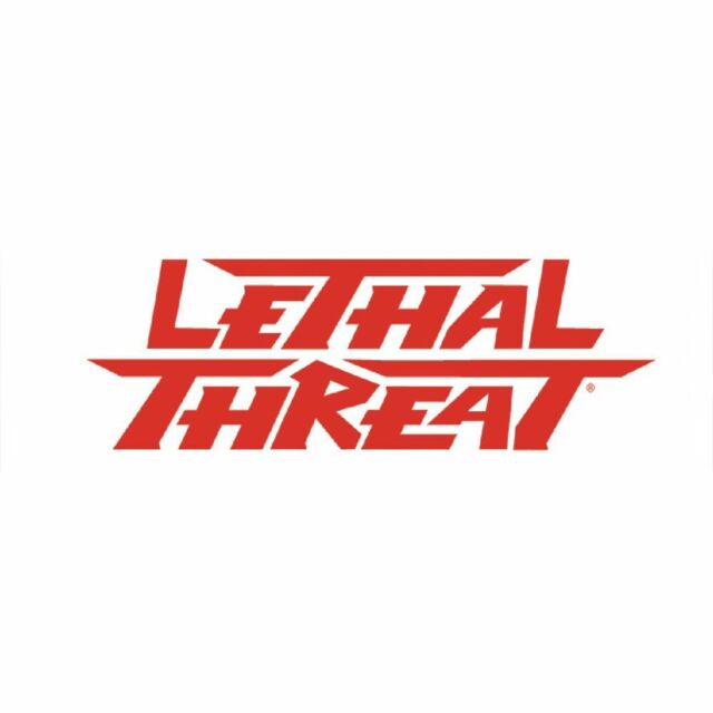 Наклейка Lethal. ЛТ логотип. Lethal threat. Накладка на бак Lethal threat.